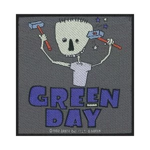 Image of Green Day - Hammer Face Standard Patch