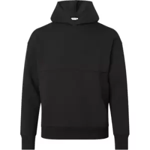Image of CALVIN KLEIN Comfort Debossed Logo Oth Hoodie - Black
