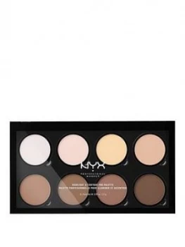 Image of Nyx Professional Makeup Highlight & Contour Pro Palette, Women