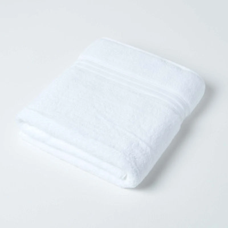 Image of Homescapes Zero Twist Supima Cotton Bath Sheet, White