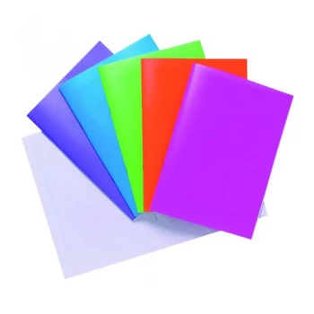 Image of Polypropylene Covered Notebooks A4 40 Sheets Assorted Pack of 10