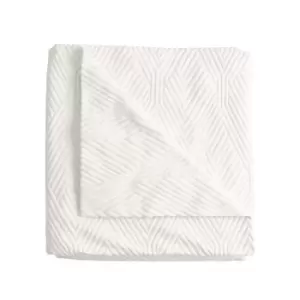 Image of Bedeck of Belfast Azora Quilted Throw, Chambray