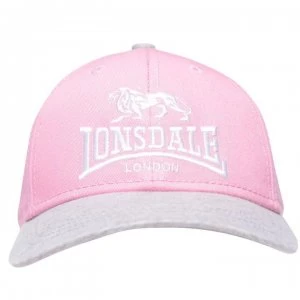 Image of Lonsdale TT Cap Junior - Pink/Grey