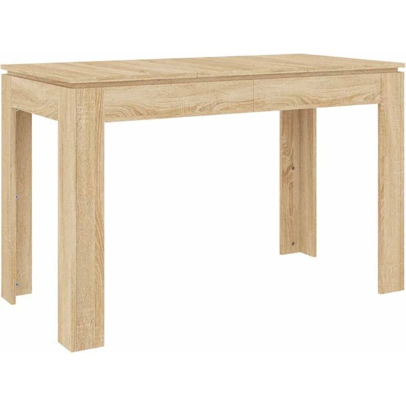 Image of VIDAXL Dining Table Sonoma Oak 120x60x76cm Engineered Wood Vidaxl 8719883786902