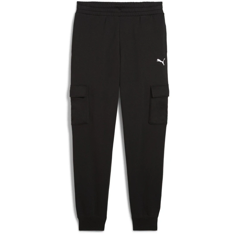 Image of Puma Small Logo Fleece Cargo Pants Black male S
