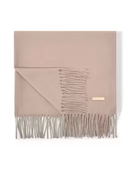 Image of Katie Loxton Plain Blanket Scarf - Taupe, Women