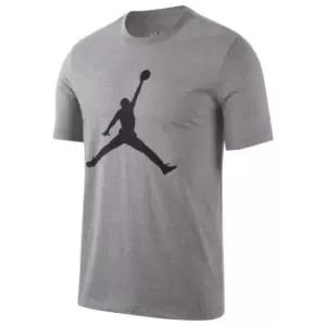 Image of Air Jordan Big Logo T Shirt Mens - Grey