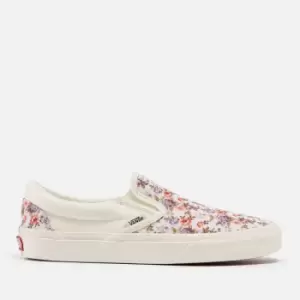 Image of Vans Classic Floral Print Canvas Trainers - 5