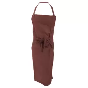 Image of Jassz Bistro Bib Apron / Hospitality & Catering (One Size) (Burgundy)