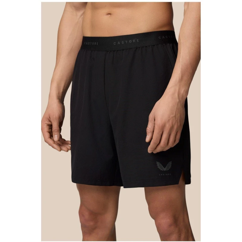 Image of Castore Branded Elastic Shorts Black/Gunmetal male XXL