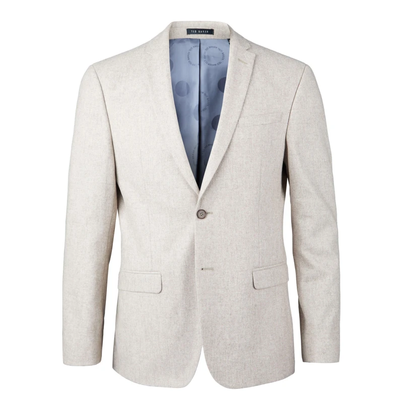 Image of Ted Baker Apus Slim Fit Jacket - Beige Beige S
