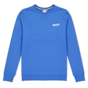 Image of Boss Logo Sweatshirt Boys - Blue