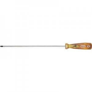 Image of C.K. T4977 2 Workshop Pillips screwdriver PH 2 Blade length: 250 mm DIN ISO 8764