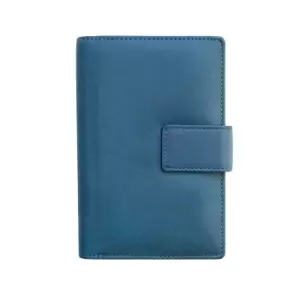 Image of PRIMEHIDE Washed Martina Collection Purse 6 X Card Slot - Blue