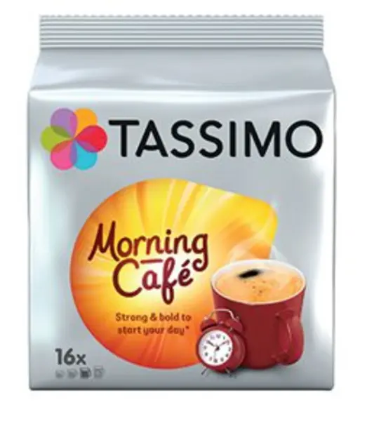 Image of Tassimo Morning Cafe Coffee Pack of 16 Pods