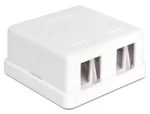 Image of DeLOCK 86207 wire connector 2x Keystone White