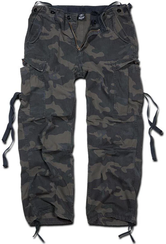 Image of Brandit M65 Vintage Trousers Cargo Trousers dark camo S Men