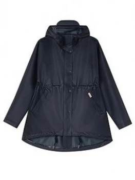 Image of Hunter Original Vinyl Smock Jacket - Navy