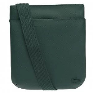 Image of Lacoste Lacoste Flat Crossbody Bag - Dk Green B43
