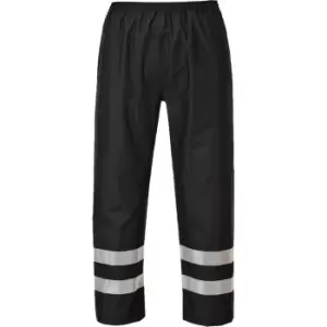 Image of Portwest Iona Mens Lite Rain Trousers Black M