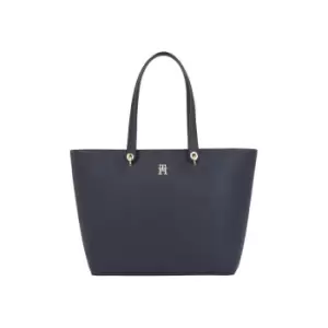 Image of Tommy Hilfiger Th Emblem Tote - Blue