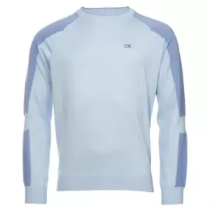 Image of Calvin Klein VELETO CREW SWEATER - AIRBlue - L