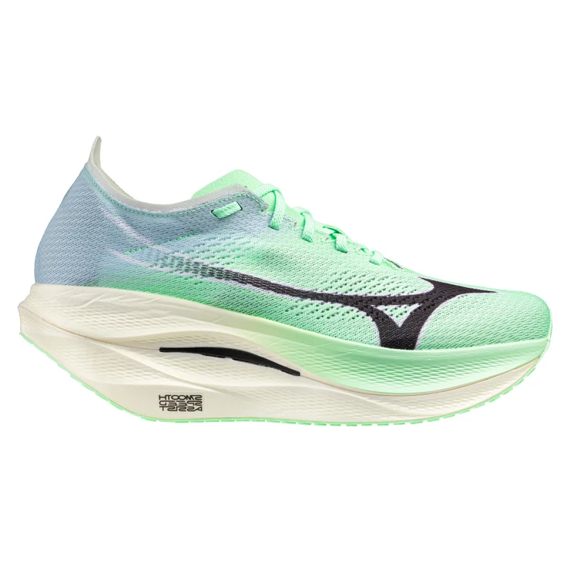 Image of Mizuno Hooded Borough Baffle Quilted Jacket Road Running Shoes Womens - Green Green 5