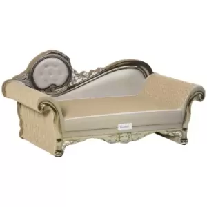 Image of PawHut Cat Scratching Bed w/ Catnip - Brown