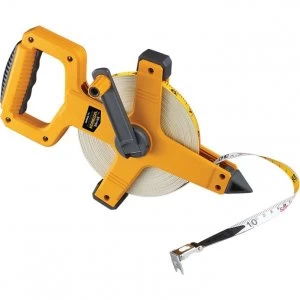 Image of Komelon Unigrip Fibreglass Tape Measure Imperial & Metric 165ft / 50m 13mm