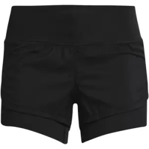 Image of Under Armour RUSH Stamina 2N1 Shorts Womens - Black