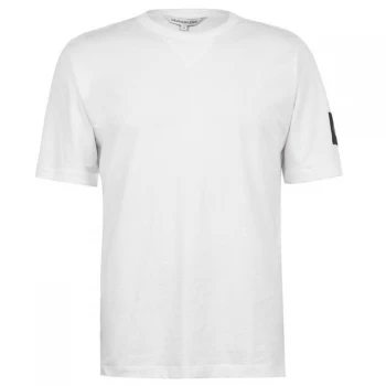Image of Calvin Klein Jeans Badge Tee - Bright White