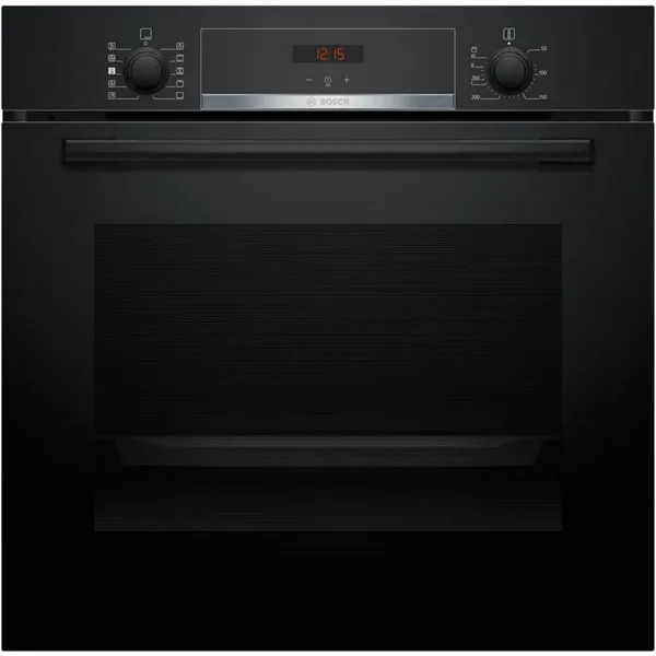 Image of Bosch Series 4 HQA534BB3B Built In Electric Single Oven - Black - A+ Rated