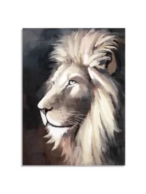 Image of Arthouse Handpainted Lion Canvas