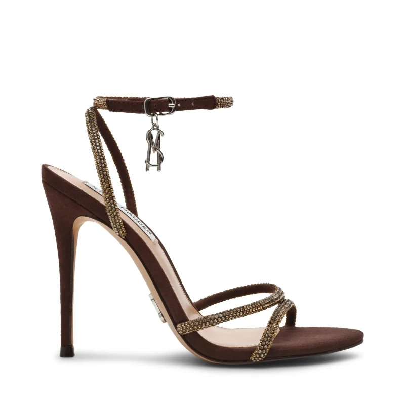 Image of Steve Madden Womens heeled sandals Steve Madden Bryanna Marron Female 39