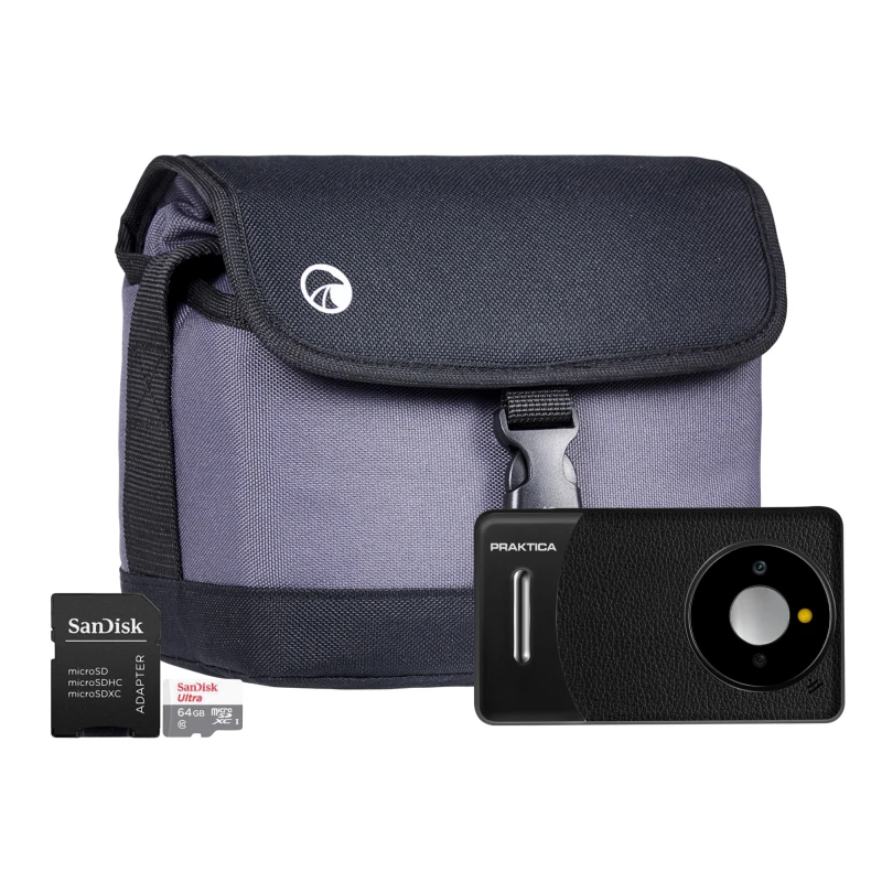 Image of Praktica DZ13 Compact Digital Camera - Camera + SanDisk 64GB MicroSD C