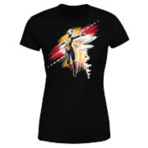 Image of Ant-Man And The Wasp Brushed Womens T-Shirt - Black