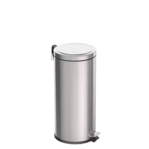Image of Tramontina Stainless Steel Pedal Bin 30l - Silver