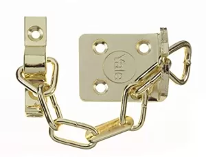 Image of Yale V-WS6-EB High Security Door Chain - Brass