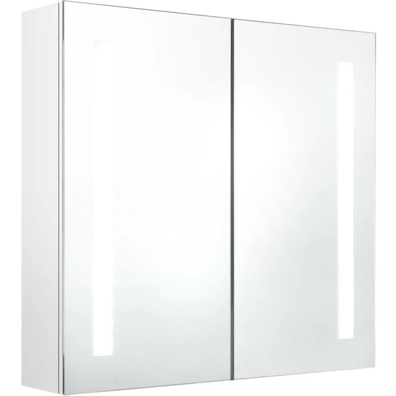 Image of VIDAXL LED Bathroom Mirror Cabinet Shining White 62x14x60cm Vidaxl 8720286332870