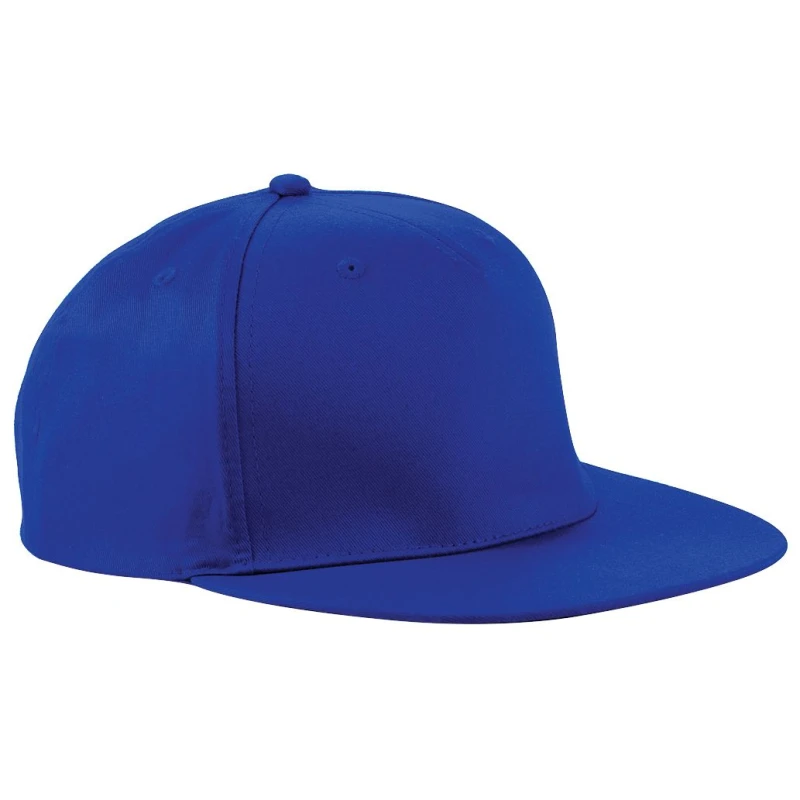 Image of Beechfield Beechfield Men 5 Panel Retro Rapper Cap in Royal Royal One Size Male 5055747801279