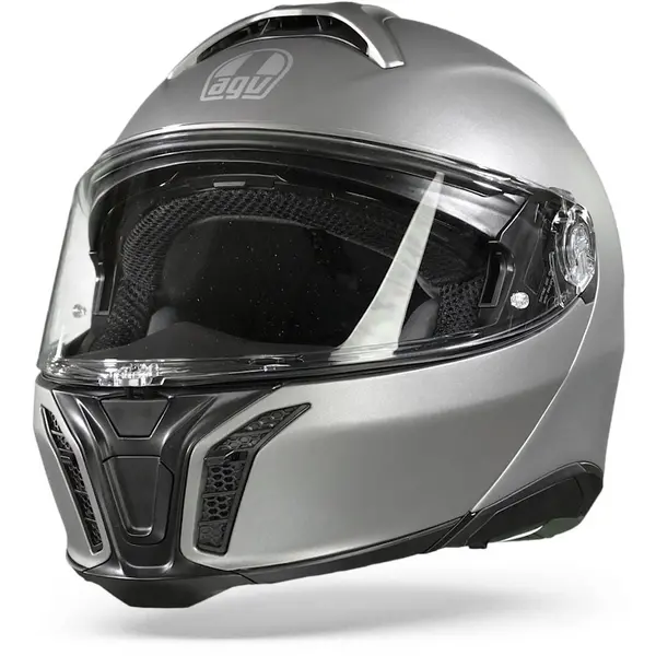 Image of AGV Tourmodular Solid Luna Grey Matt Modular Helmet Size M