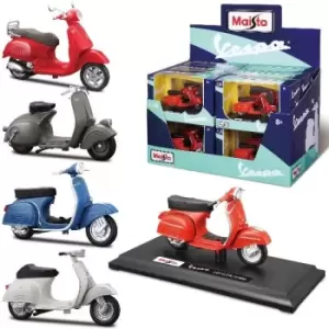 Image of Maisto 1:18 Vespa Scooters Assortment