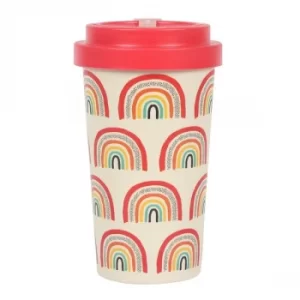 Image of Rainbow Bamboo Mug with Sleeve