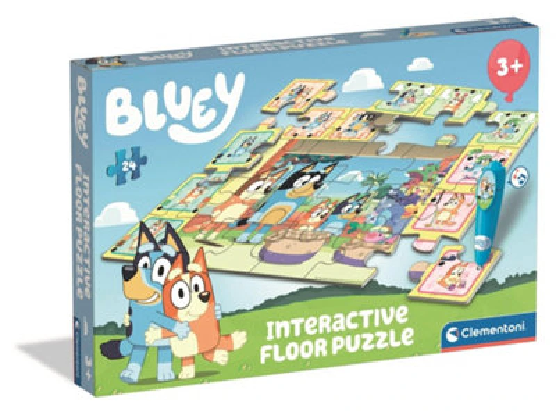 Image of Bluey Interactive Floor Puzzle With Electronic Pen