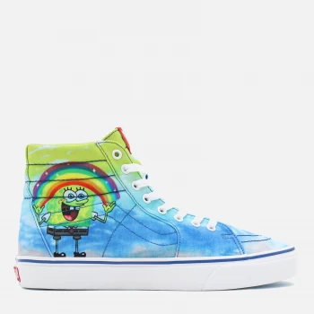 Image of Vans X SpongeBob SquarePants Sk8-Hi Trainers - Imaginaaation - UK 10