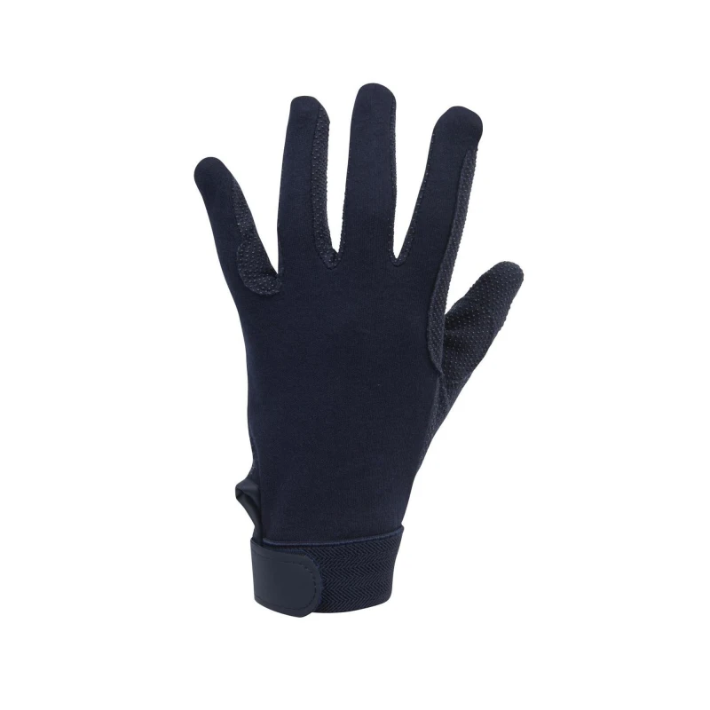 Image of Dublin Dublin Track Riding Gloves in Navy Size: Small Navy S Unisex 5059000354847