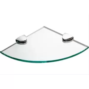 Image of Miller Classic Rounded Corner Shelf, Chrome