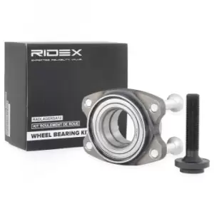 Image of RIDEX Wheel bearing kit VW,AUDI,SEAT 654W0221 4D0407625D,4D0407625H,8D0498625C 8E0498625A,8E0498625B,8E0598625A,8E0598625B,8E0498625B,4D0407625D