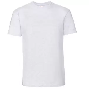 Image of Fruit Of The Loom Mens Ringspun Premium T-Shirt (L) (Ash)