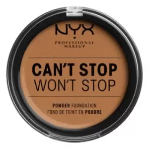 Image of NYX Professional Makeup Can't Stop Won't Stop Powder Foundation 15.9 Warm Honey